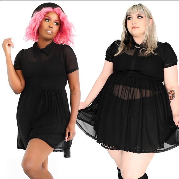 foxblood Dresses & Skirts - NEW IN BAG Foxblood Courtney Mesh Babydoll Dress - Large